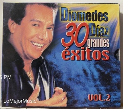 Rare No Longer Made 2CD Fast case Diomedes Diaz 30 exitos V2 Me deja el evionNEW