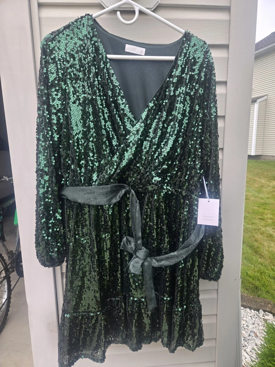 lauren conrad green sequin dress Lauren Conrad drops holiday 2024 sequin sparkle at Kohl's