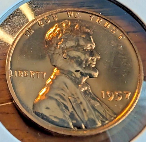 1957 GEM Proof Lincoln Wheat Penny Free Shipping