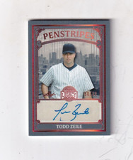 2025 TODD ZEILE LEAF BRONX LEGACY AUTO/AUTOGRAPH 50/50  NEW YORK YANKEES
