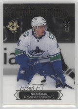 2022-23 Upper Deck Ultimate Collection Introductions Black 8/25 Nils Aman 15ok