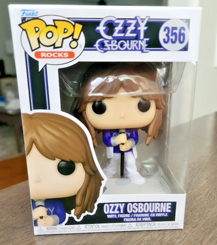 Funko Pop! Rocks: Ozzy Osbourne White Fringe Outfit #356 Black Sabbath - Vaulted