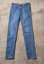 Levis 710 Jeans Girls 16R Blue Super Skinny Denim Cotton Stretch 26 X 28