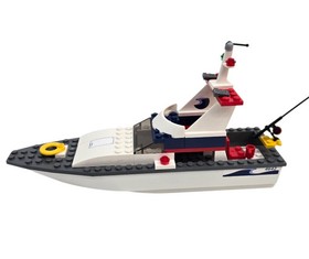 LEGO City Fishing Boat #4642 Complete with Instructions and Minifigures Retired