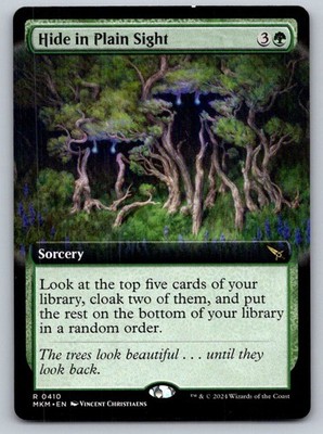 Hide in Plain Sight (Extended Art) 410 Murders at Karlov Manor MTG NM