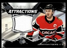2022-23 Upper Deck Premier Attractions Jersey Jonathan Toews /99 #PA-JT