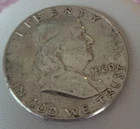 1960 Franklin Half Dollar JRS