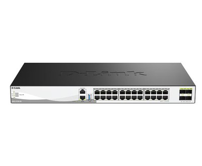 D-Link DXS-3130-28/E 24 x 10G Base-T ports + 4 x 10G/25G SFP28 ports Stack Sw...