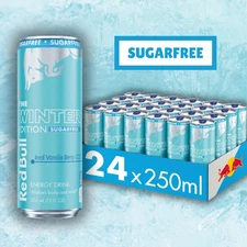24x Red Bull Iced Vanilla Berry - Sugarfree - 24x250ml | Limited Edition