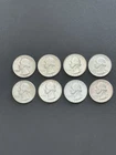 8 Lot Of 1961 - 1964 Washington Silver Quarter Coin 25C 90%