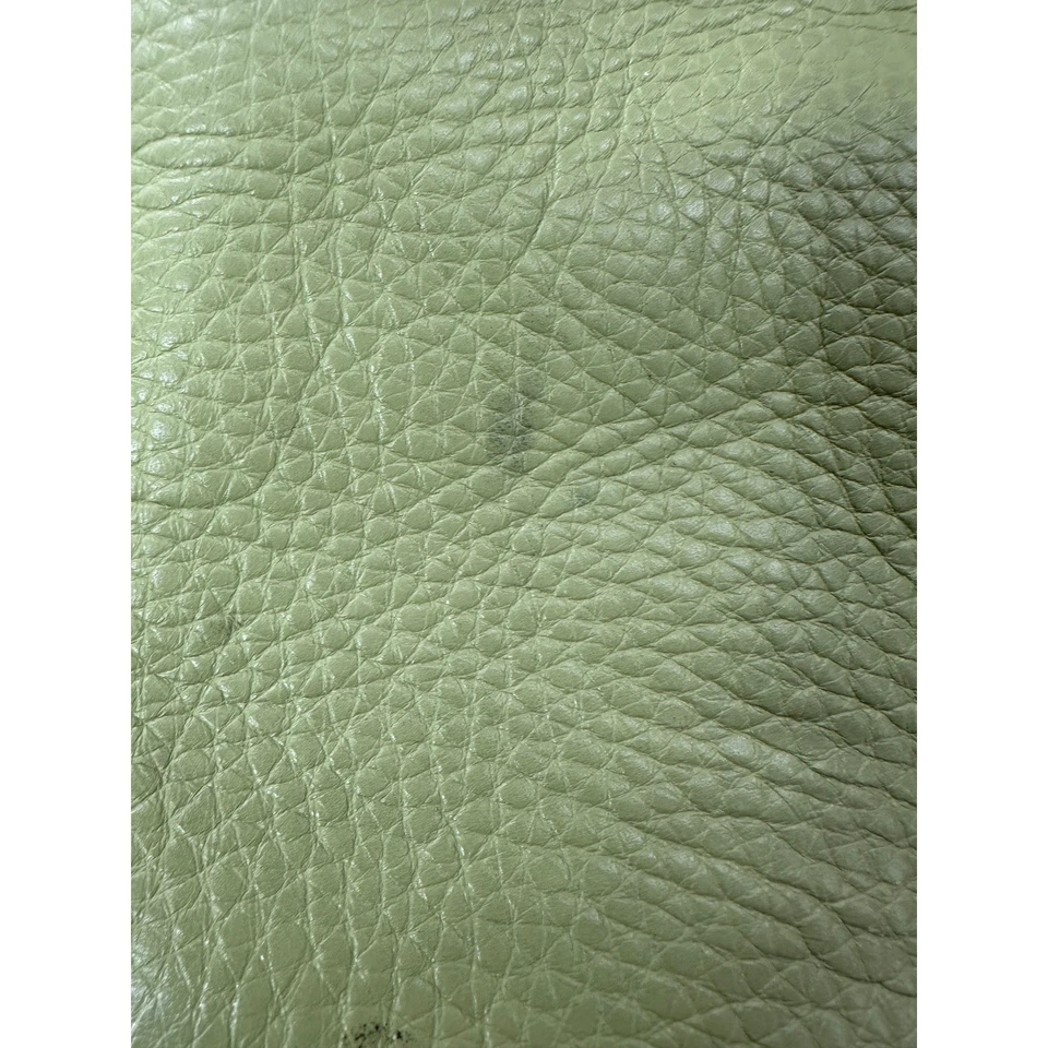 Cole Haan Leather Shoulder Bag Lime Green Hobo Purse - Image 3 of 4