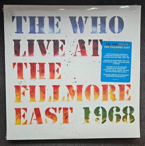 The Who Live at the Fillmore East 1968 Leeds Isle of Wight New Sealed
