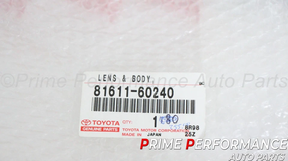 Juego de luces de separación de esquina originales Lexus LX470 2003-2008 81611-60240 81621-60220 Foto 3 de 4