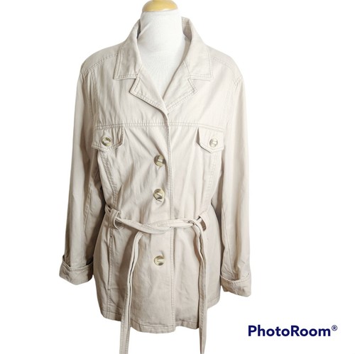 belted jacket Preowned | eBay