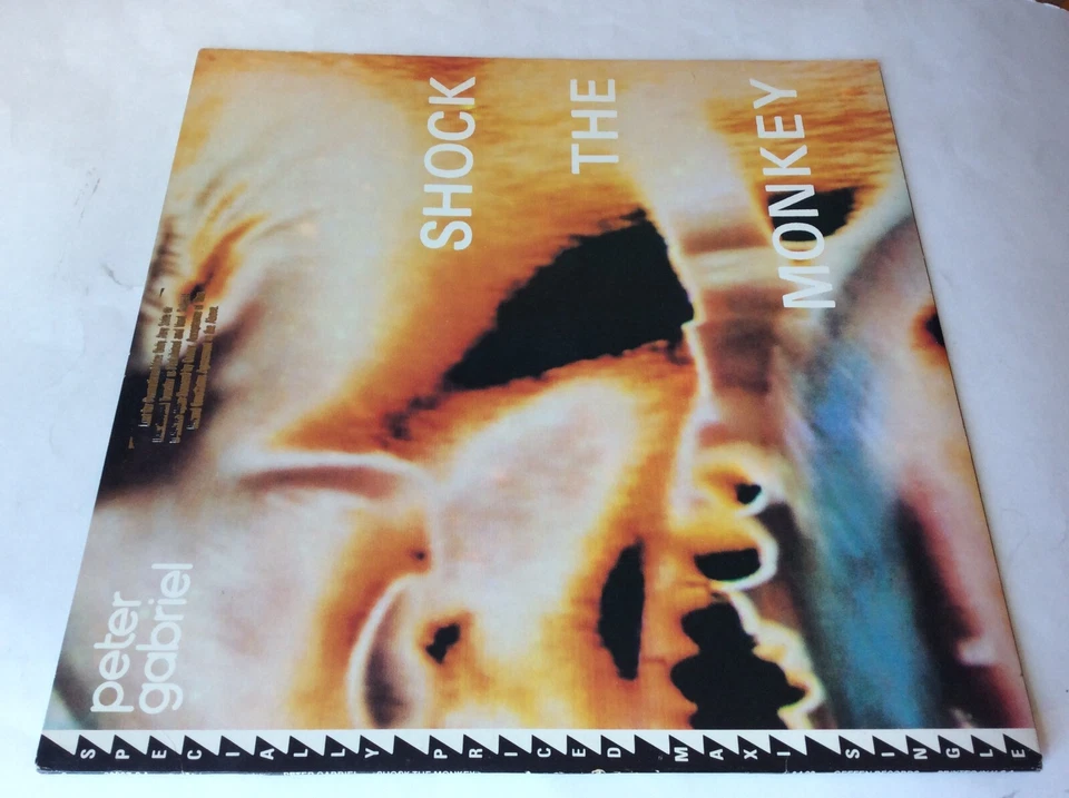 Peter Gabriel – Shock The Monkey - 1982 - Geffen 0-29863 Vinyl 12" Single - Image 4 of 4