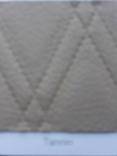 Marine Vinyl Fabric TANNIN Embossed Diamond Stitch Quality Outdoor UV 54"