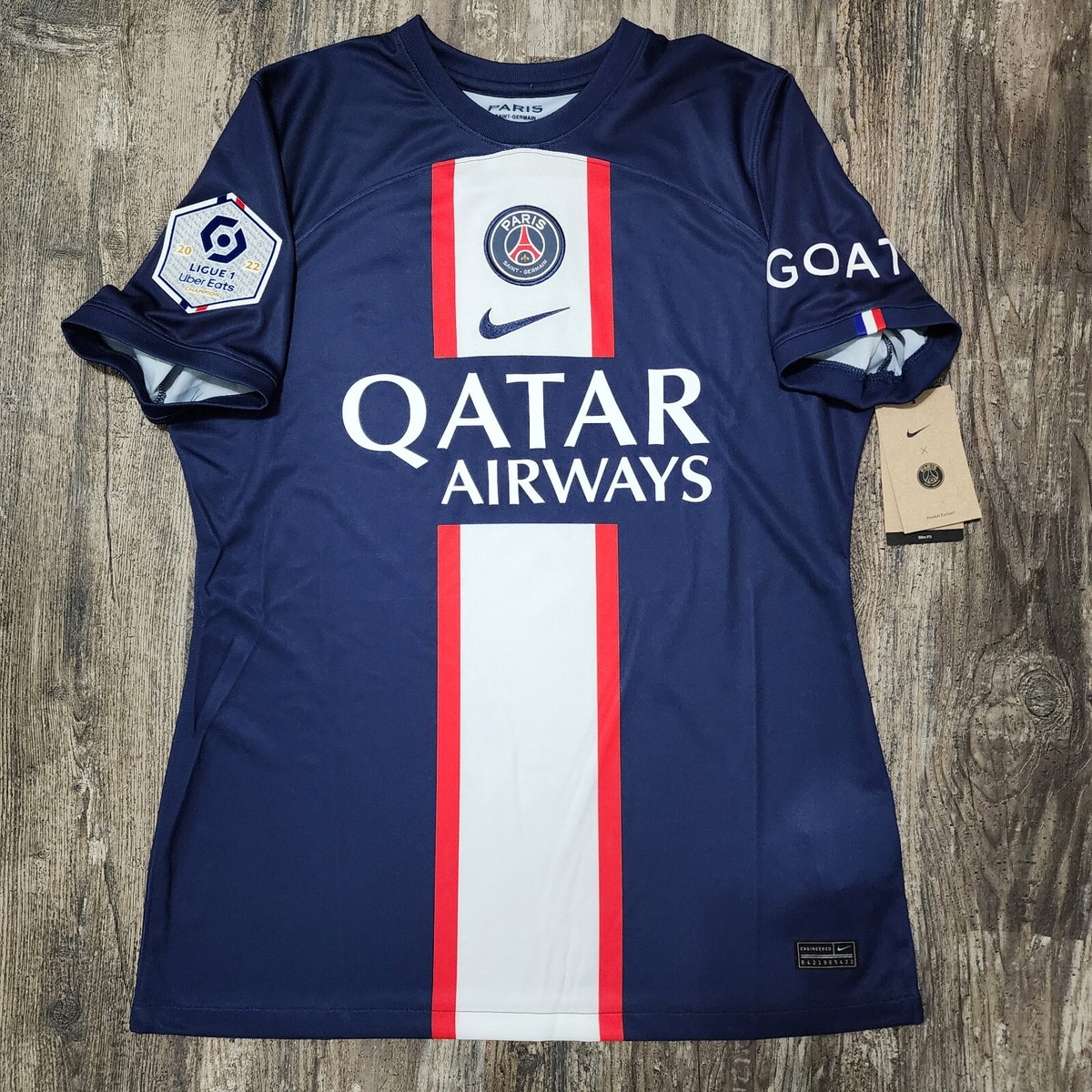 2023 Nike Paris Saint Germain Home Jersey Kylian Mbappe Women L