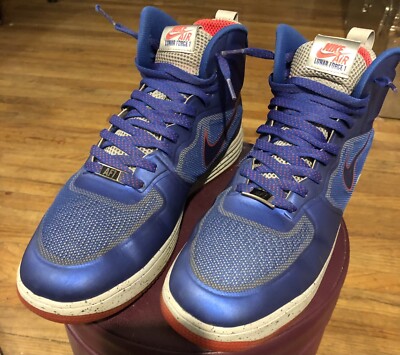 Size 11.5 - Nike Lunar Force 1 Fuse Game Royal