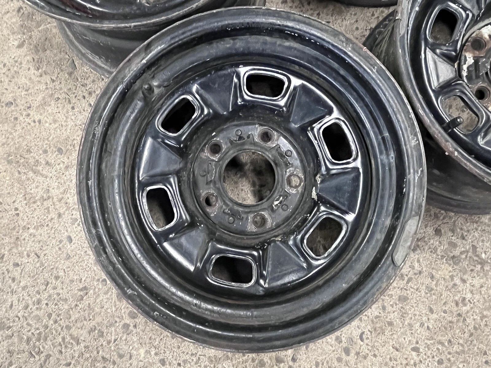 Set of (4) 14X7 Camaro Nova El Camino Rally Wheels Rims UD Code | eBay