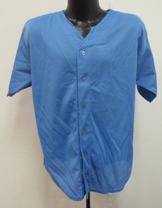 plain blue baseball jersey