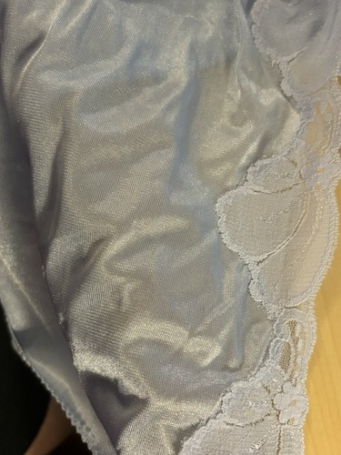 diane von furstenberg Vintage blau Spitze Nylon Halb Slip Gr. Small - Bild 5 von 5