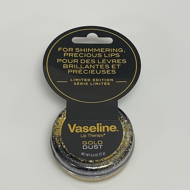 2x Vaseline Gold Dust Lip Therapy Limited Edition 0.6 Oz Each for sale