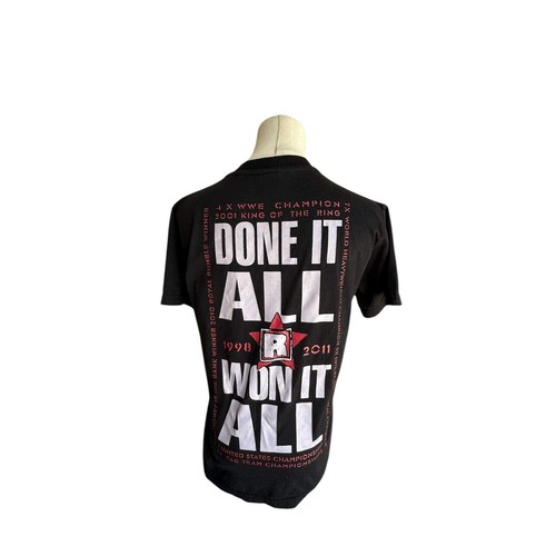 WWE Edge Farewell Tour Graphic Tee Women's Size S Authentic Black Wrestling Top - Picture 5 of 11