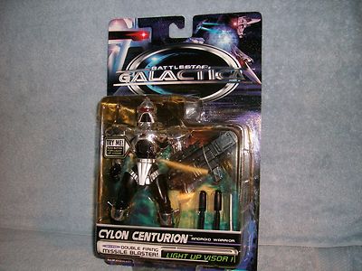 Cylon Centurion Battlestar Galactica Trendmasters 1996 Double Missile Blaster 