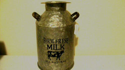 New Country Milk Cans in distressed metal - SALE - Picture 2 of 7