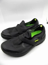 OOFOS OOmg Fibre Low Black & Black Slip On Sneakers Men's EU 45.5 US 12.5