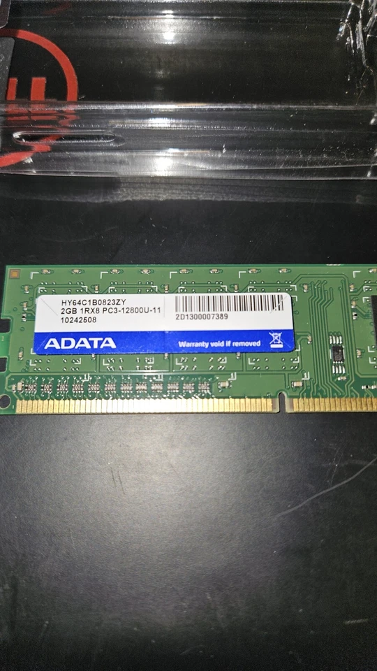 ADATA 6GB DDR3 Memory RAM | Set of 2 (1x4GB 1x2GB) | AD3U1600W8G11-B - Image 2 of 4