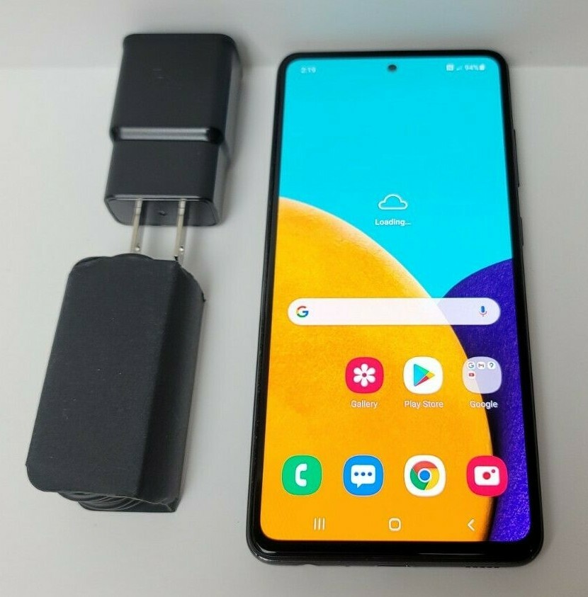 Samsung Galaxy A52 5G 128GB SM-A526U Awesome Black Unlocked GOOD