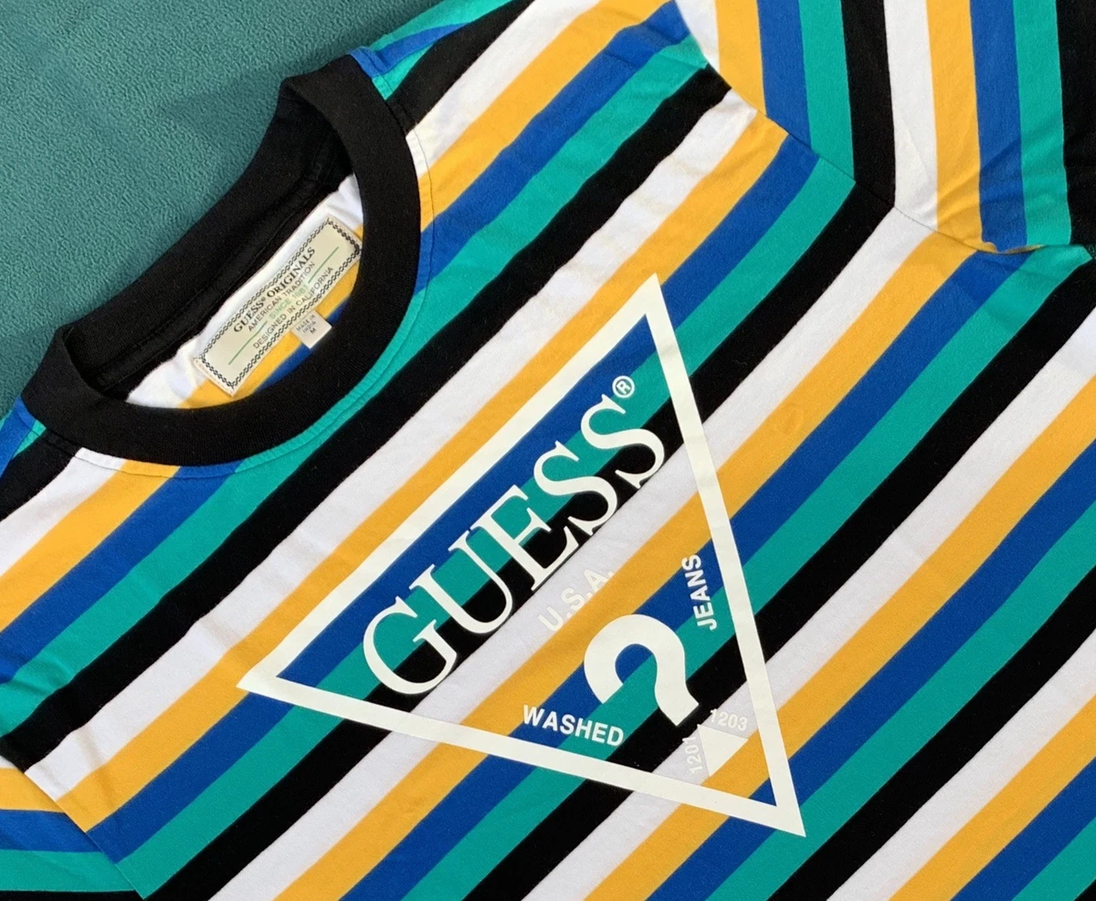 Guess uo exclusive vista striped on sale tee