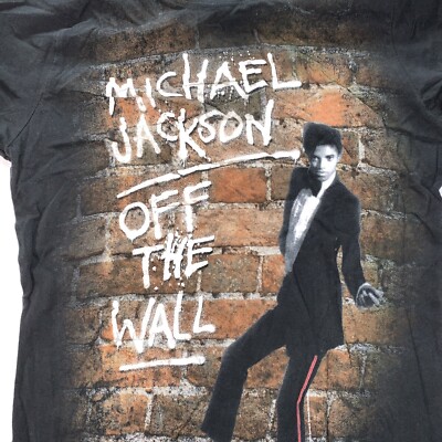 Michael Jackson Off The Wall Black Girl's T Shirt Sz L | eBay
