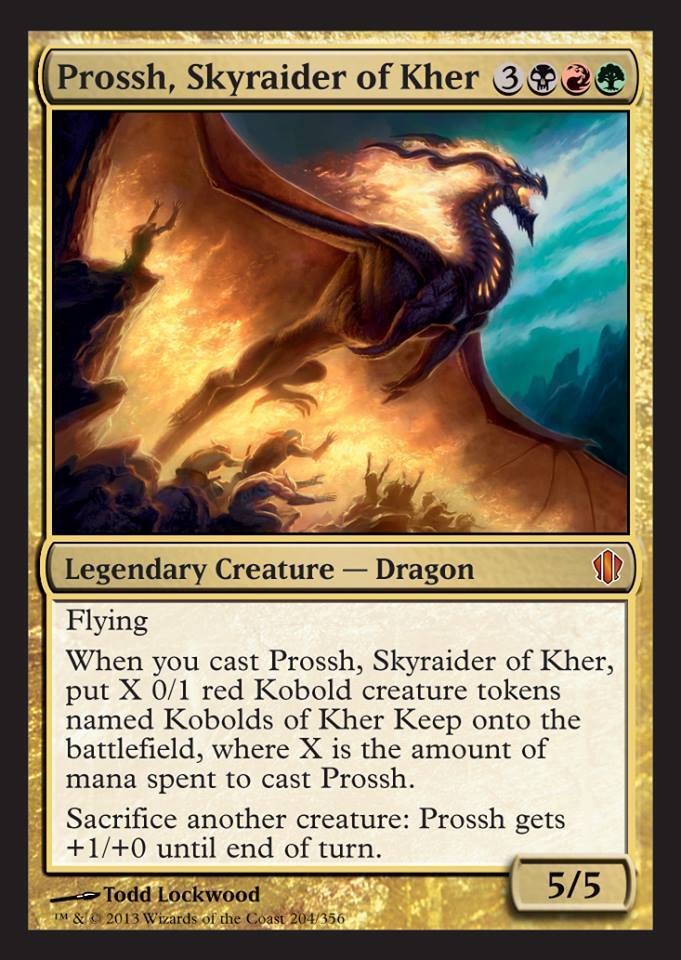 1x Prossh, Skyraider of Kher NM-Mint, English Commander 2013 1x Prossh, Skyraider of Kher NM-Mint, English Commander 2013