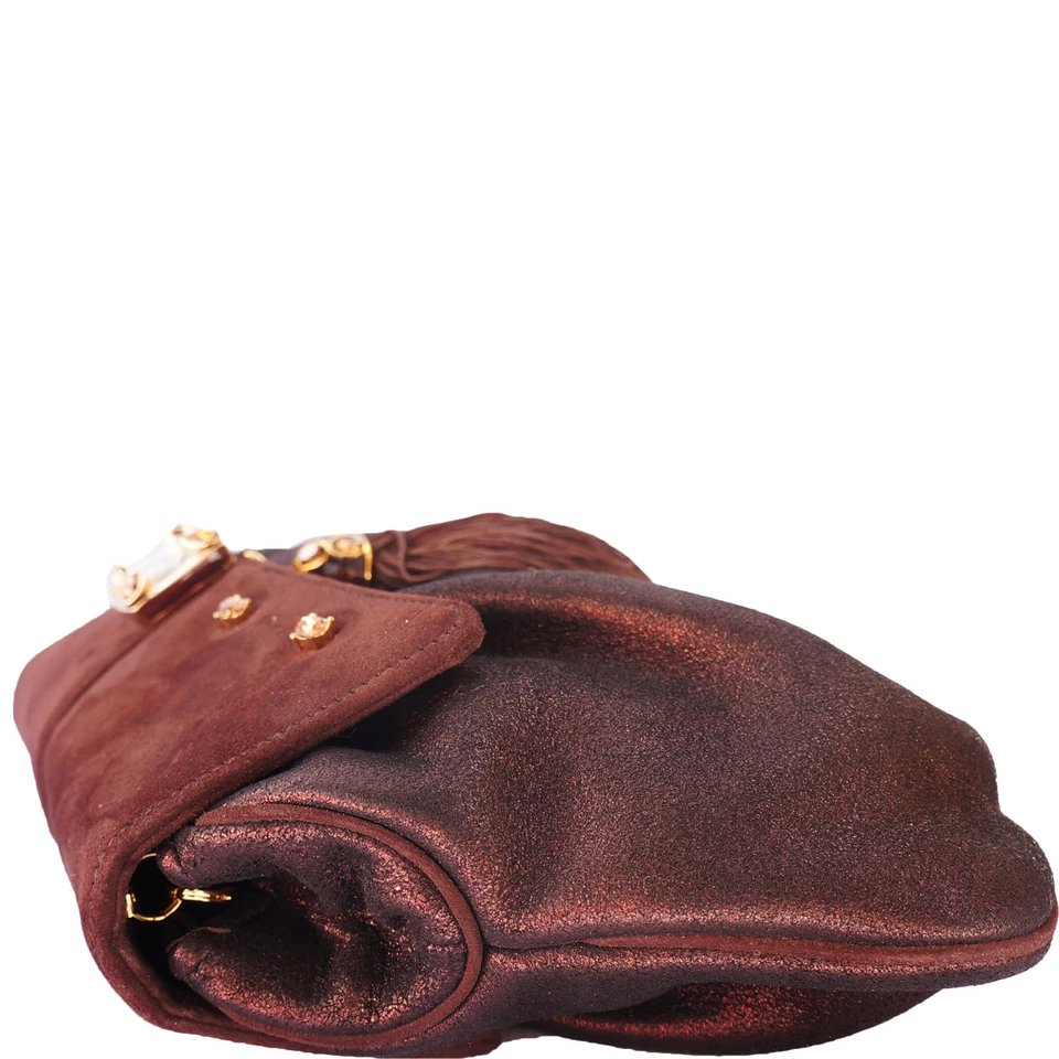 BLUTCH JUDITH LEIBER CUERO Y SATINADO Foto 3 de 4