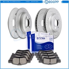 Front Rear Brake Rotors + Ceramic Pads for 2002 2003 2004 2005 2006 Mini Cooper