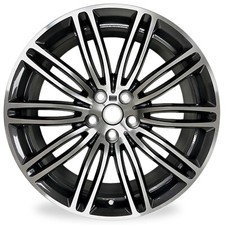 For Front Bmw 5-series M550i Oem Design Wheel 19 17-20 Machined Orbit Grey Rim