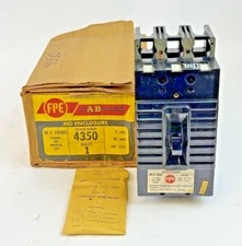 FPE FEDERAL PACIFIC - 4350- STAB CIRCUIT BREAKER - 3 POLE, 600 VAC, 50 A -NEW