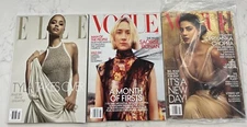 VOGUE Magazines Aug 2018 Jan 2019 Elle Tyla October 2024 Lot Of 3 Excellent Cond