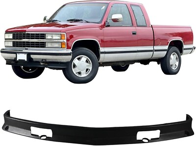 Front Lower Valance w/ Fog Light Holes For 1988-2000 Chevrolet C/K Full Size P/U