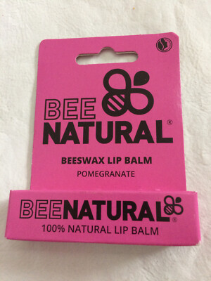 Bee Natural Lip Balm 4,2 g - Pomegranate
