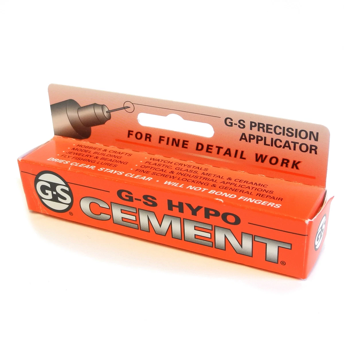 Jewellers G S Hypo Cement Clear glue for watch glass beads pearls