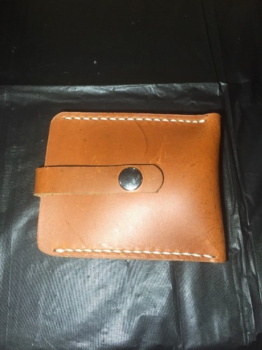 Hand Made leather business card holder - Picture 8 of 10