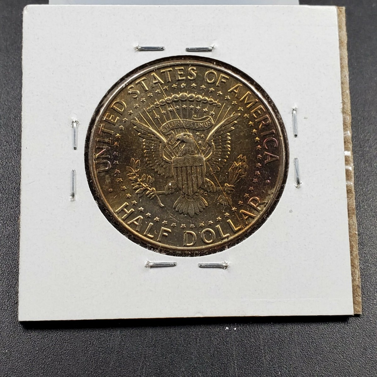 Speared Eagle Giant Die Crack Error Variety 1990 D Kennedy Half