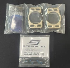 Speedplay X Cleat Set, V.2 for X1, X2 & X5 pedals & V.2 screw set, NEW