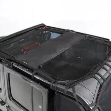 NEW Smittybilt Extended Mesh Shade Top w/ SkyLights 97500 for Wrangler 4DR 18-24
