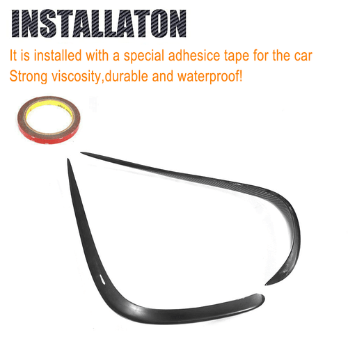 Carbon Splitter Stoßstange Lippe Spoiler Canards für Mercedes W213 C238 E43 - Picture 10 of 12