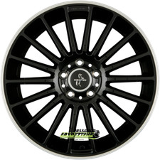 Keskin KT15 Speed black lip polish 7x17 ET48 - LK5/108 ML72.6 Felge Alu