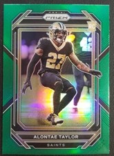 2022 Panini Prizm Alontae Taylor Green #392 - New Orleans Saints